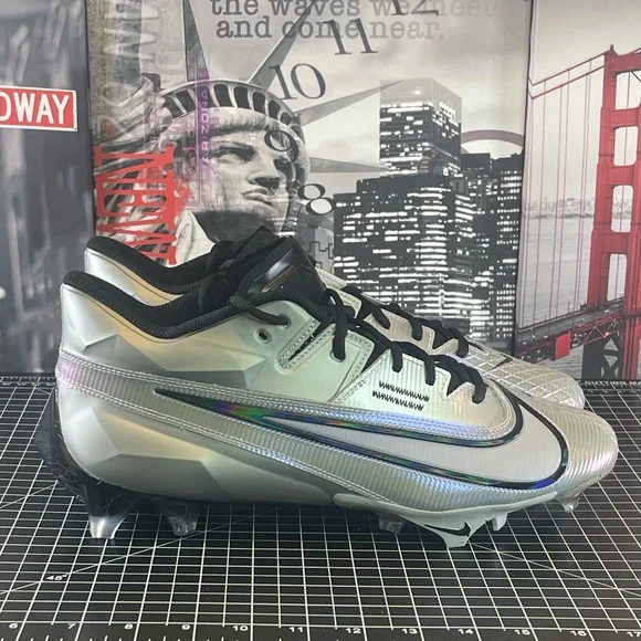 🏈NIKE VAPOR EDGE ELITE 360 2 GREY FOOTBALL CLEATS DA5457-002🏈 - Picture 6 of 11